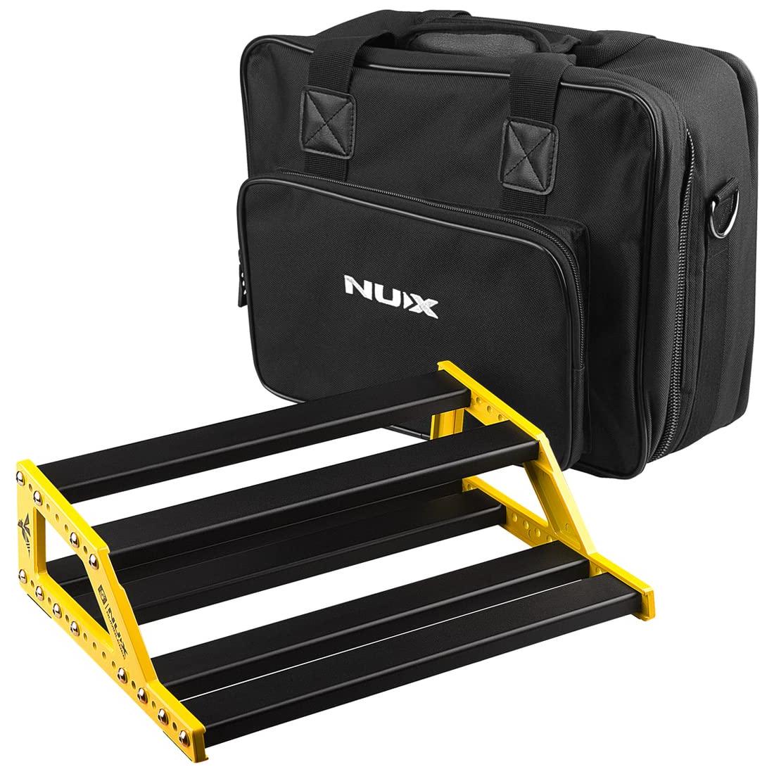 NUX NPB-S Guitar Pedal Board with Bag, Anodized Aluminum Material