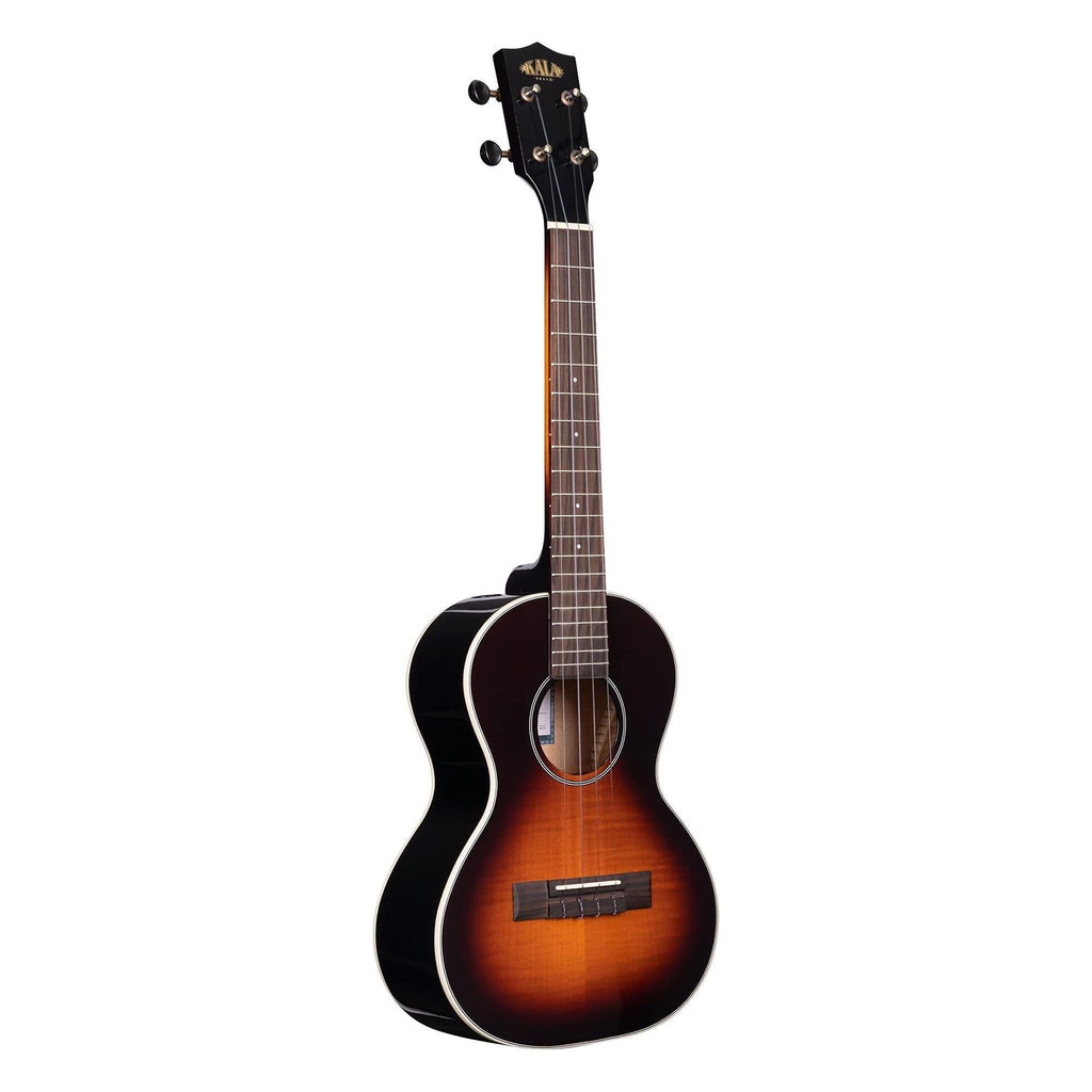 Kala KA-FMTB-T Flame Maple Tenor Ukulele, Tobacco Burst