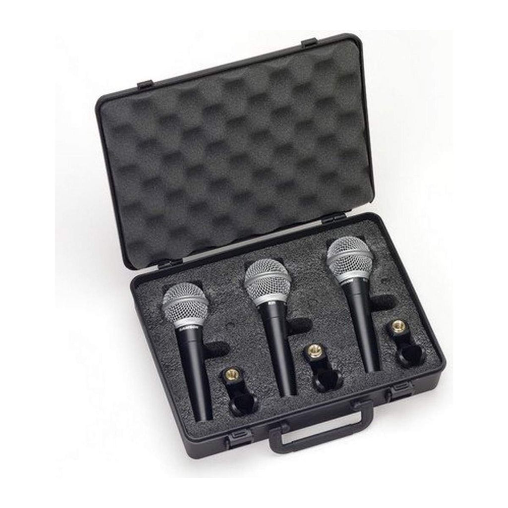 Samson R21 Dynamic Vocal Microphone - 3-Pack with Case