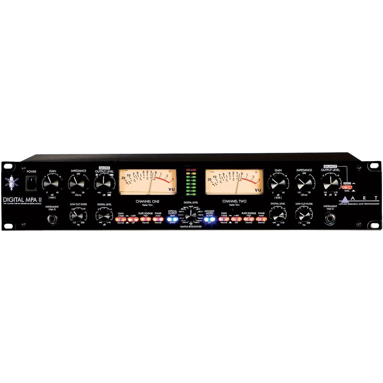 ART Digital MPA-II 2-Channel Tube Microphone Preamp with A/D Conversion