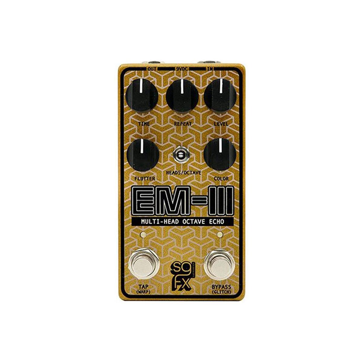 SolidGold FX EM-III Multi Head Octave Echo Effects Pedal