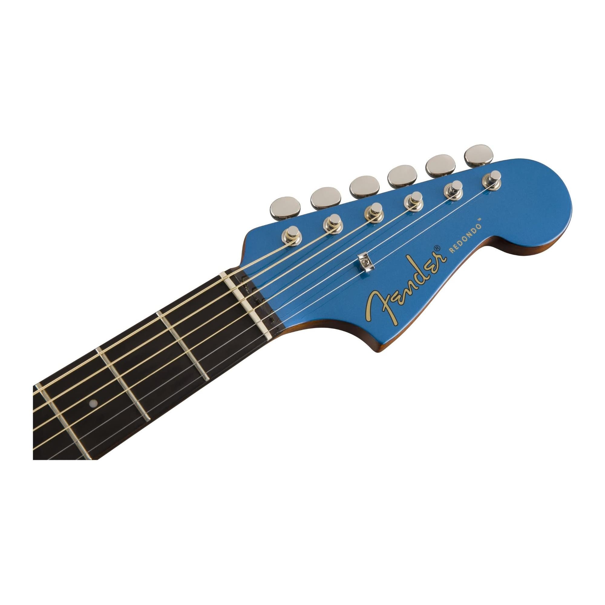 Fender Redondo Player Acoustic Guitar, with 2-Year Warranty, Belmont Blue, Walnut Fingerboard