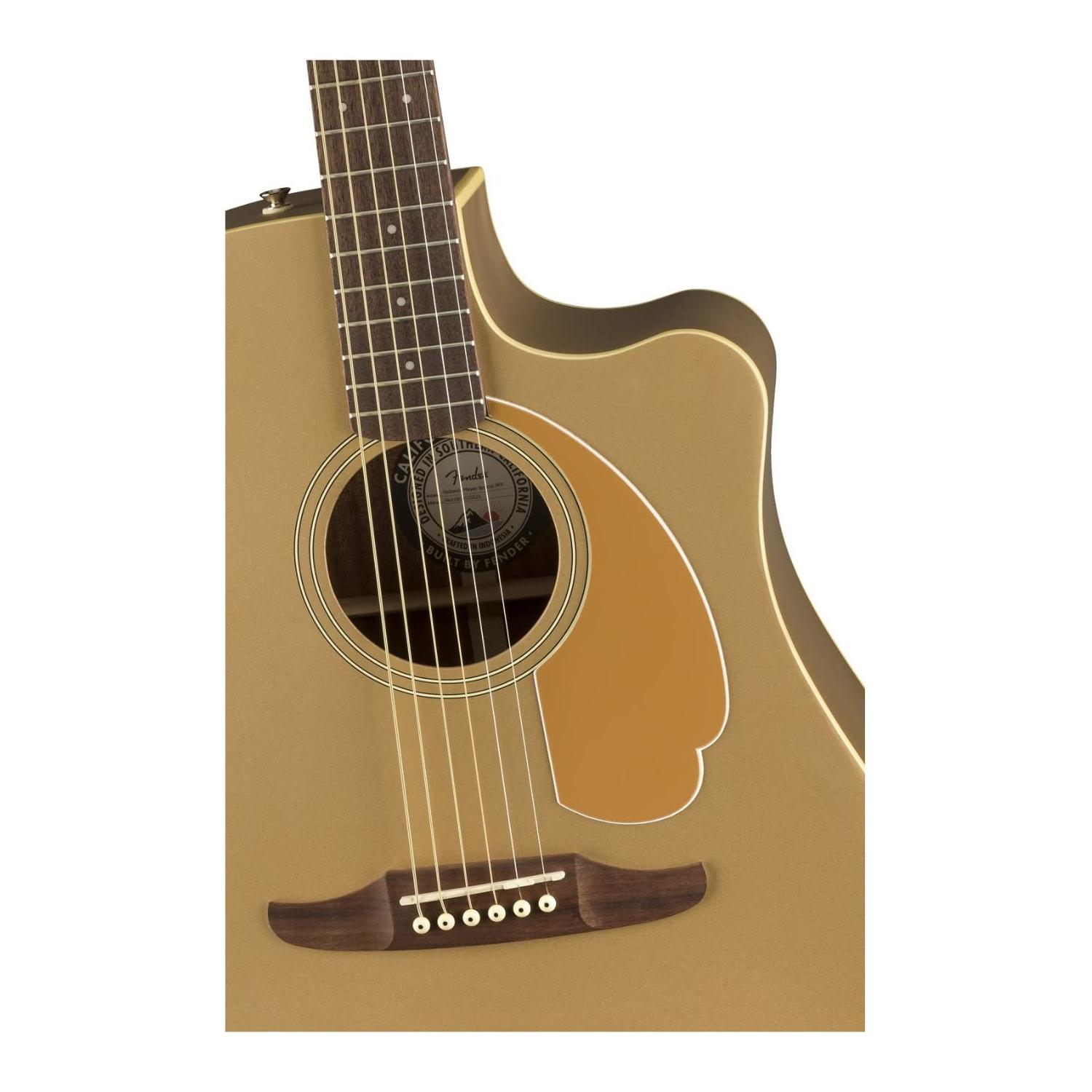 Fender Redondo Player Acoustic Guitar, with 2-Year Warranty, Belmont Blue, Walnut Fingerboard