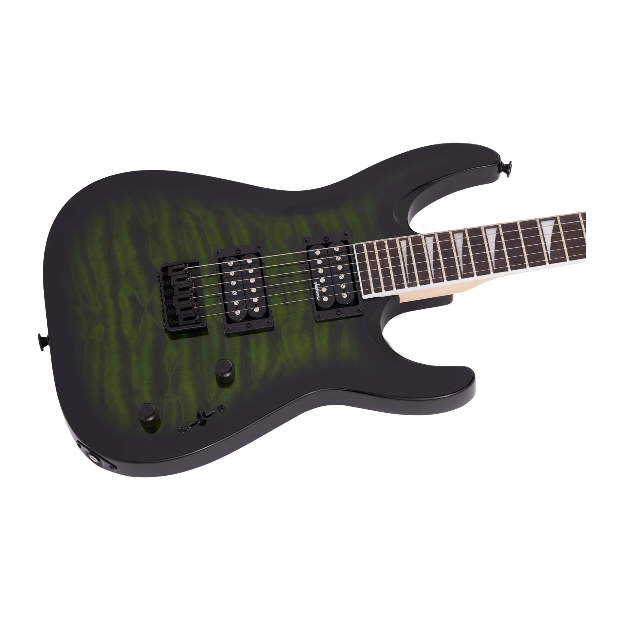 Jackson JS Series Dinky Arch Top JS32Q DKA HT Electric Guitar - Transparent Green Burst