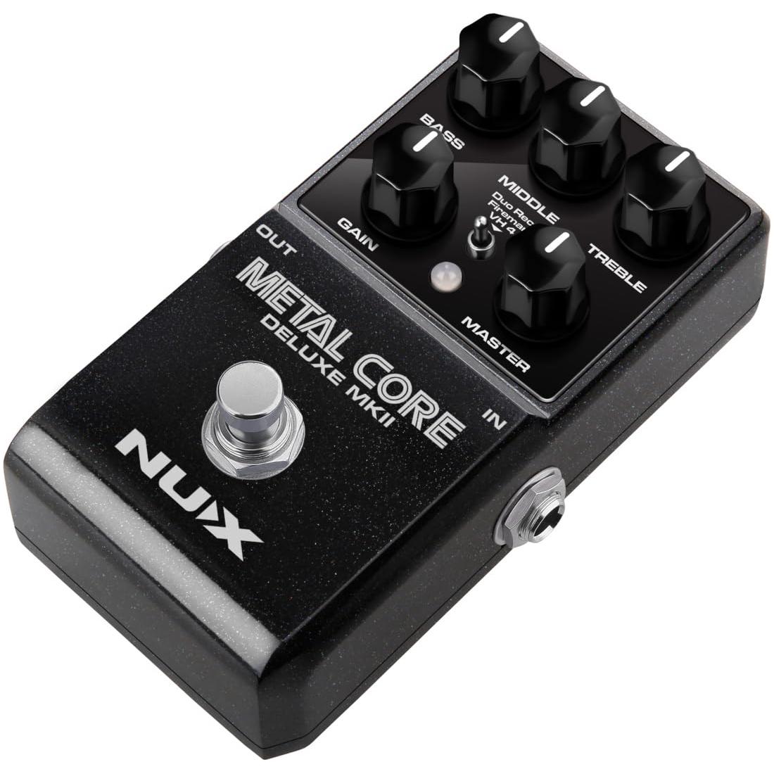 NUX Metal Core Deluxe MKII High Gain Preamp Pedal with 3 Distinctive High Gain Amp Models