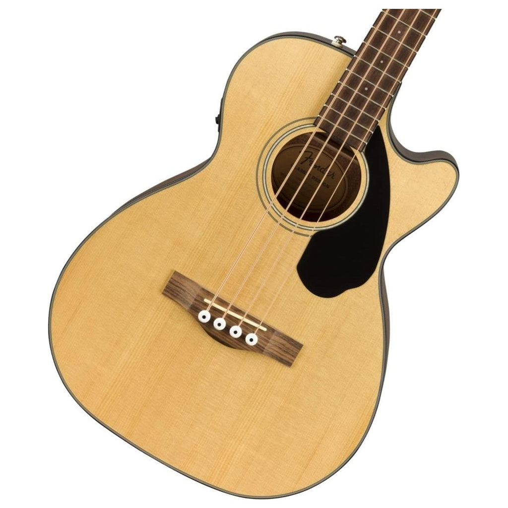 Fender CB-60SCE Acoustic Bass, with 2-Year Warranty Natural, Laurel Fingerboard