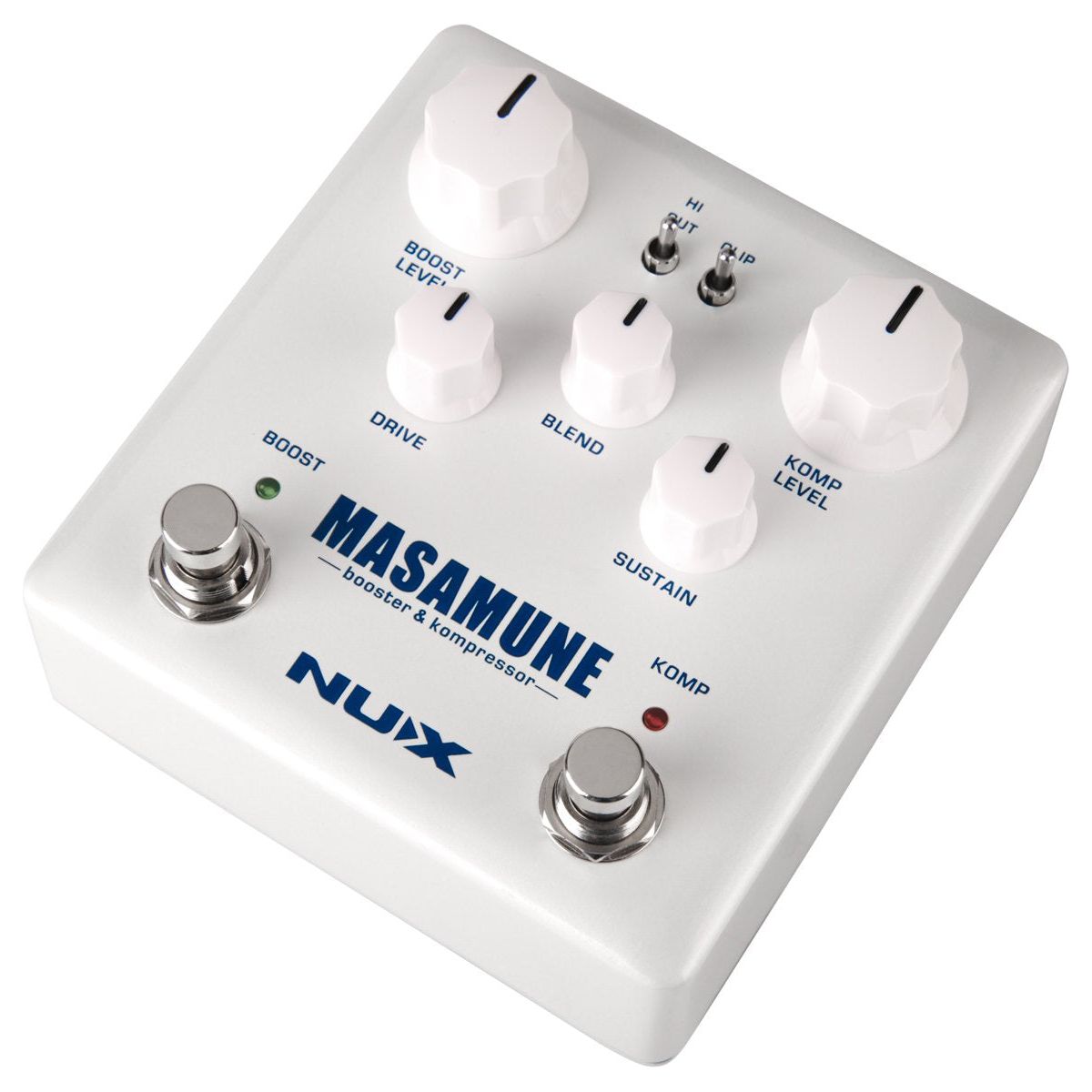 NUX Masamune Guitar Analog Compressor and Booster Pedal