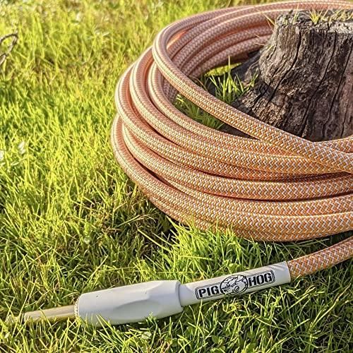 Pig Hog "Orange Crème 2.0" Instrument Cable, 10ft Right Angle