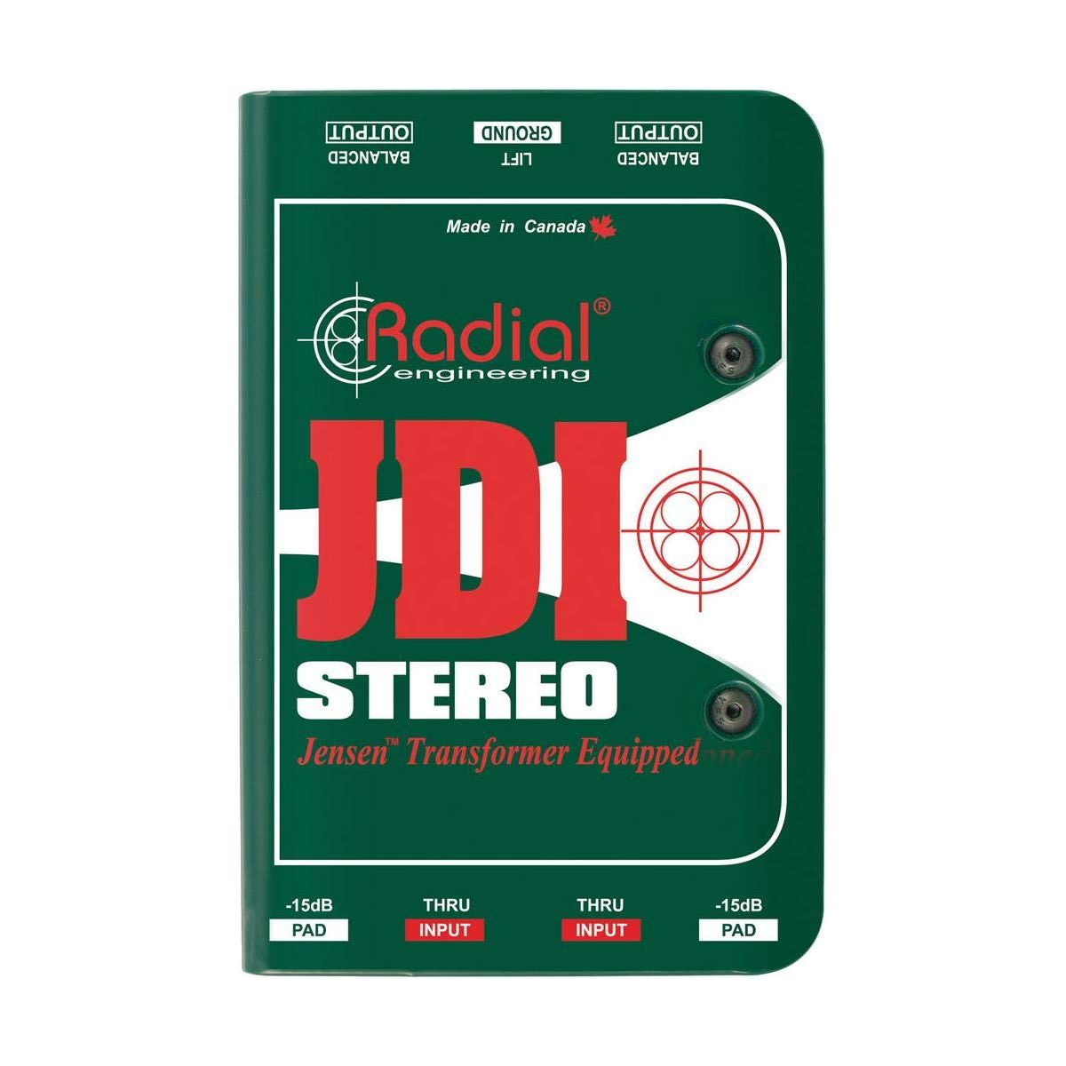 Radial JDI Stereo Passive DI Direct Box