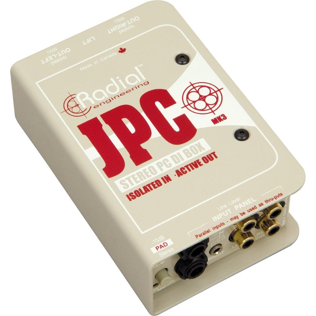 Radial Engineering JPC Active Hybrid DI Computer Direct Box Stereo Interface