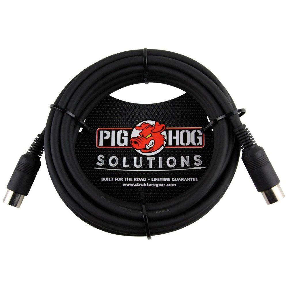 Pig Hog PMID15 15' Midi Cable, Black