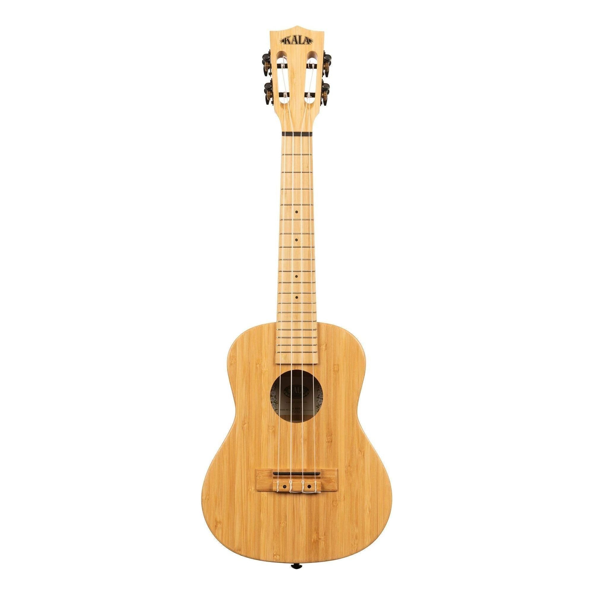 Kala Brand Music Co. Bamboo Collection, 4-String Ukulele, Right, Natural, Concert (KA-BMB-C)