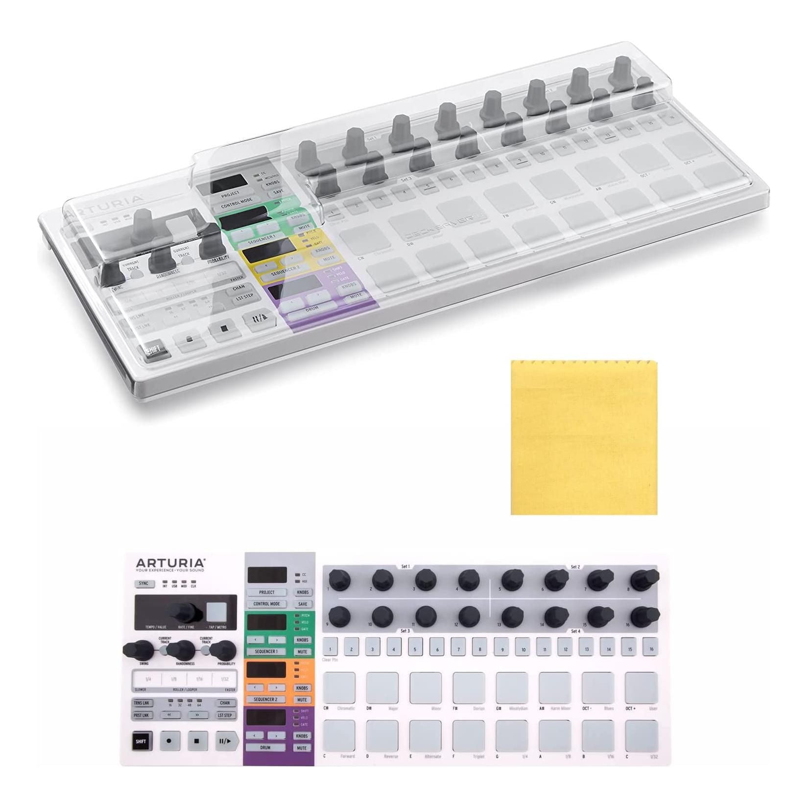 Arturia Beatstep Pro Controller Sequencer with Deck saver Cover Bundle