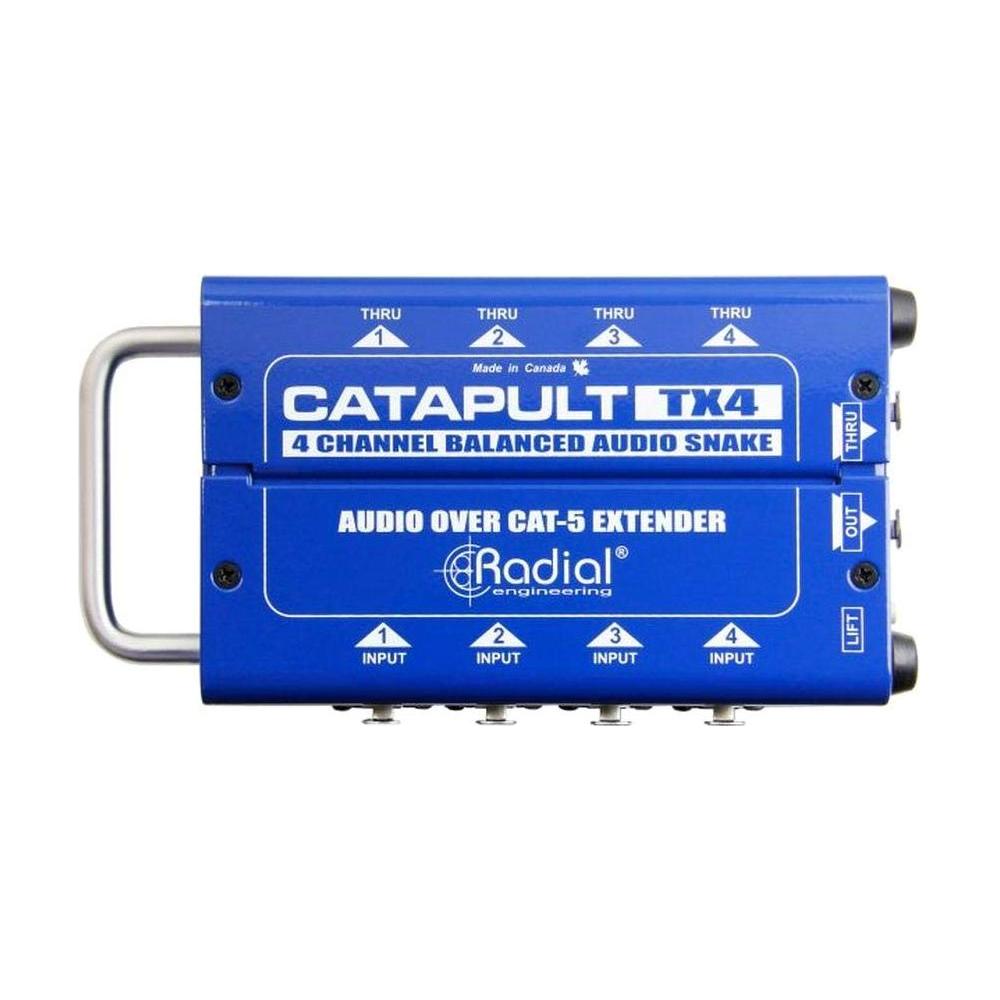 Radial Catapult TX4 Cat 5 Analog Snake Transmitter with 4 XLR-F Inputs NEW