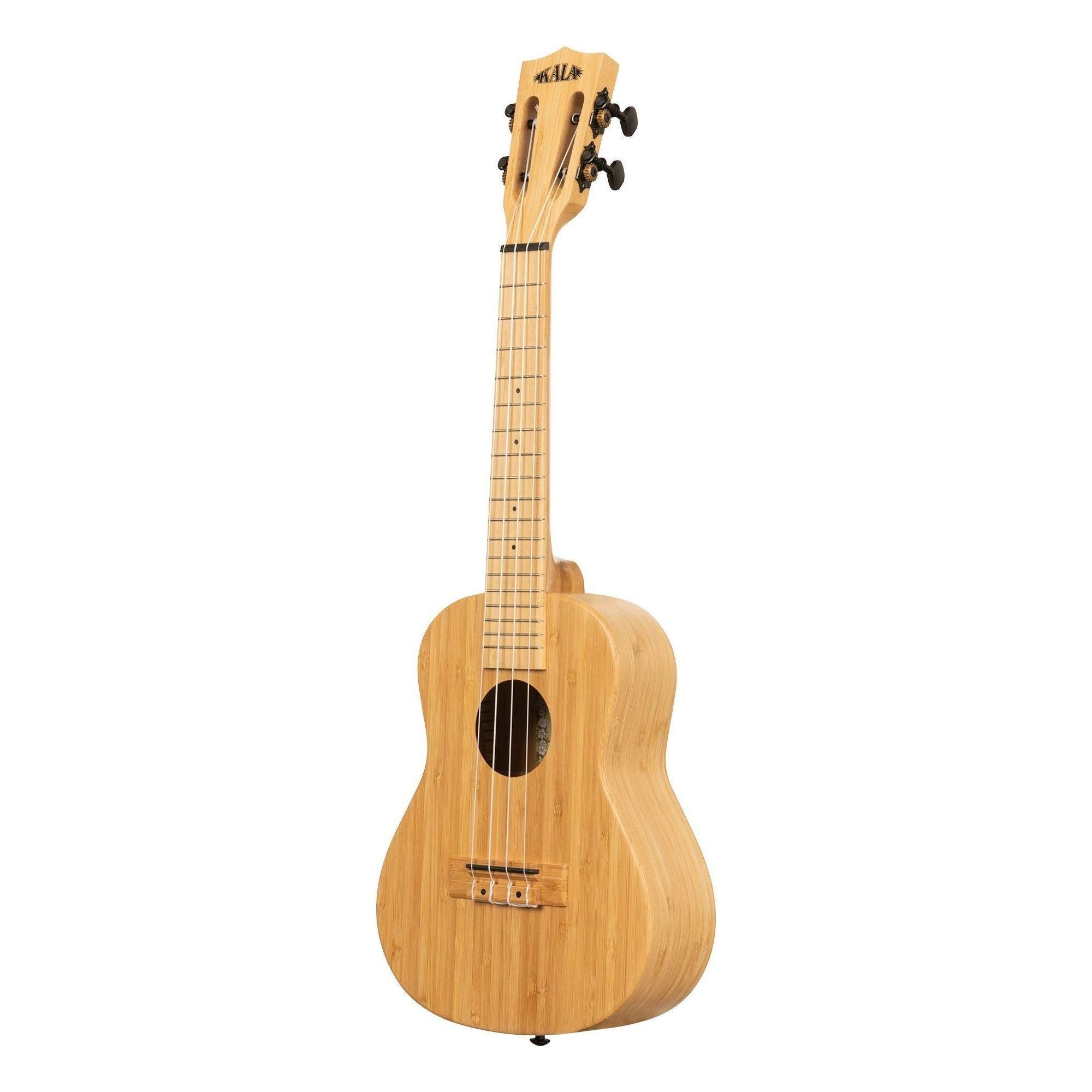 Kala Brand Music Co. Bamboo Collection, 4-String Ukulele, Right, Natural, Concert (KA-BMB-C)