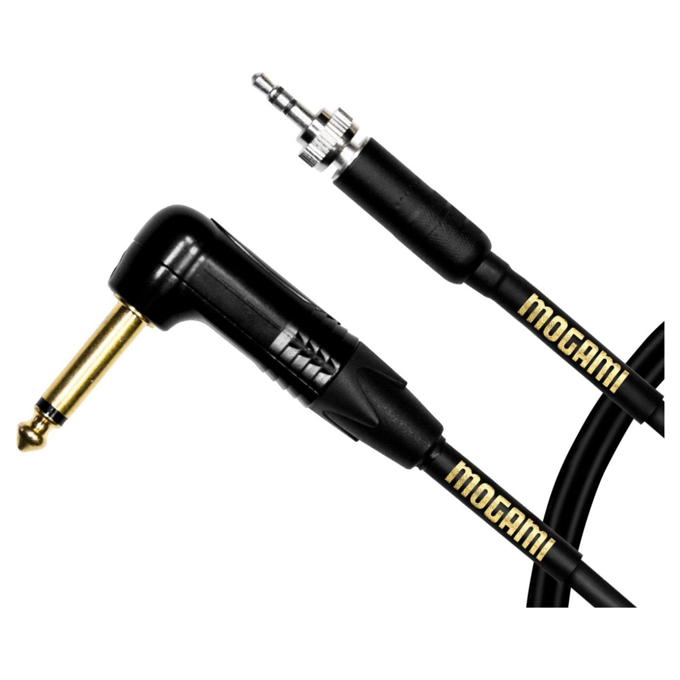 Mogami GOLD BPSE TS-24R Belt Pack for Sennheiser Wireless, 1/4" TS Right Angle Plug, 24"