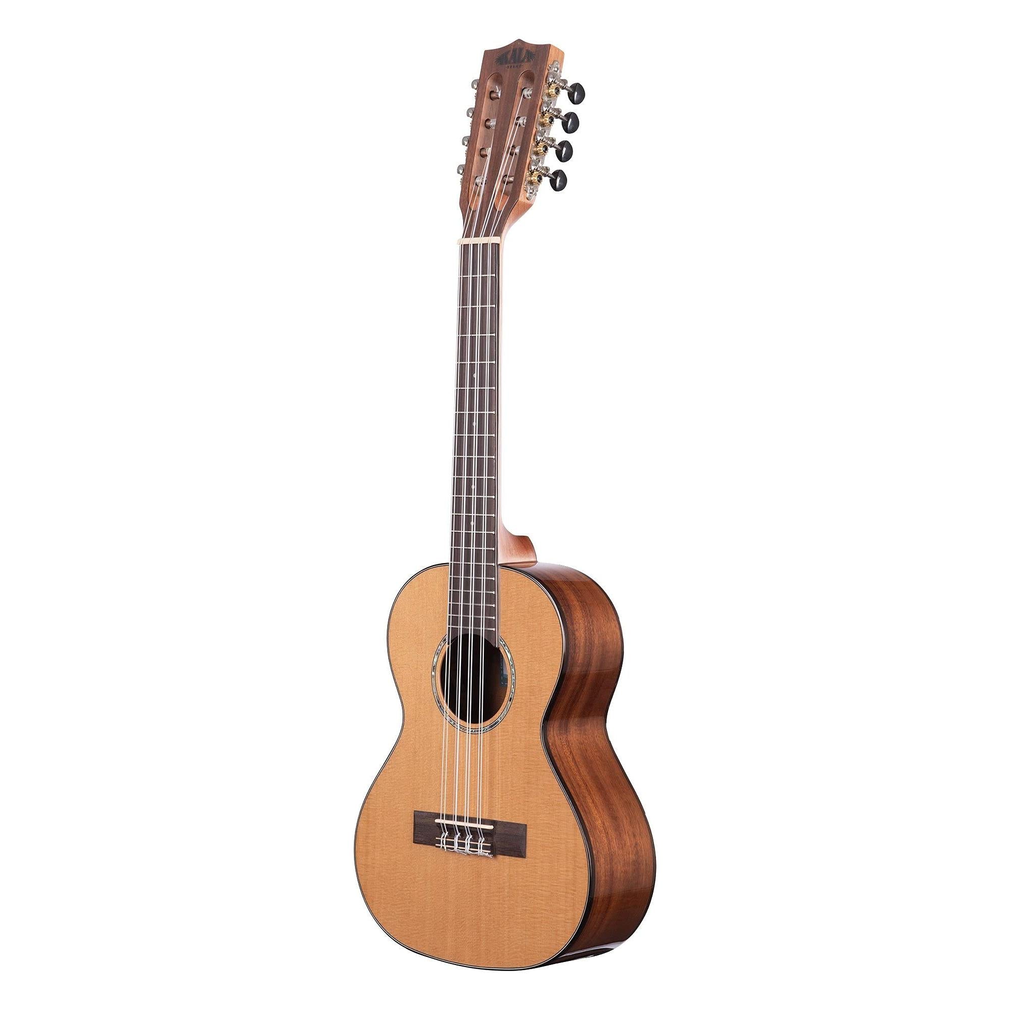 Kala Brand Music Co. Gloss Solid Cedar Top Acacia, 8-String Ukulele, Natural, Tenor (KA-SCAC-T8)