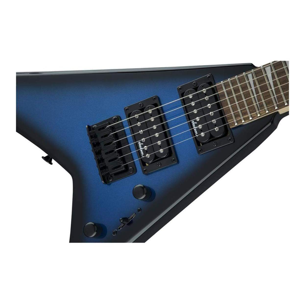 Jackson JS Series RR Minion JS1X, Amaranth Fingerboard, Metallic Blue Burst