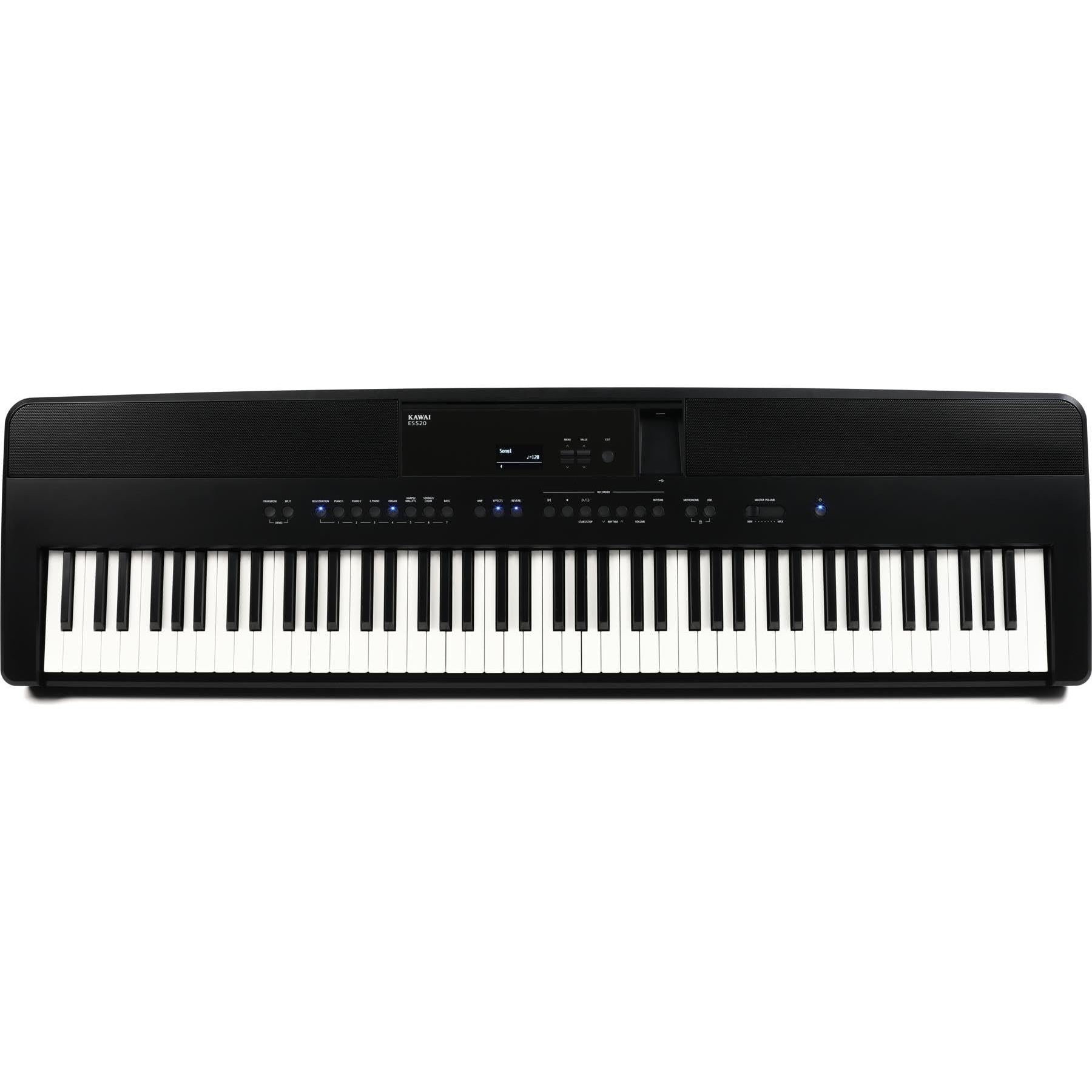 Kawai ES520 88-key Digital Piano with Speakers - Black