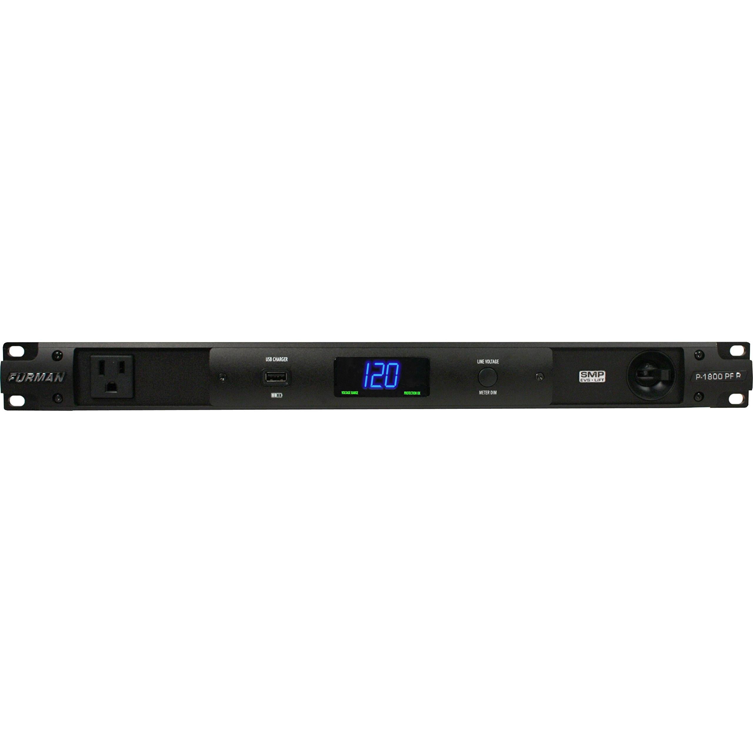 Furman P-1800 PF R Advanced Level Power Conditioner with Power Factor Technology Rackmountable, Use for Instrument Amps