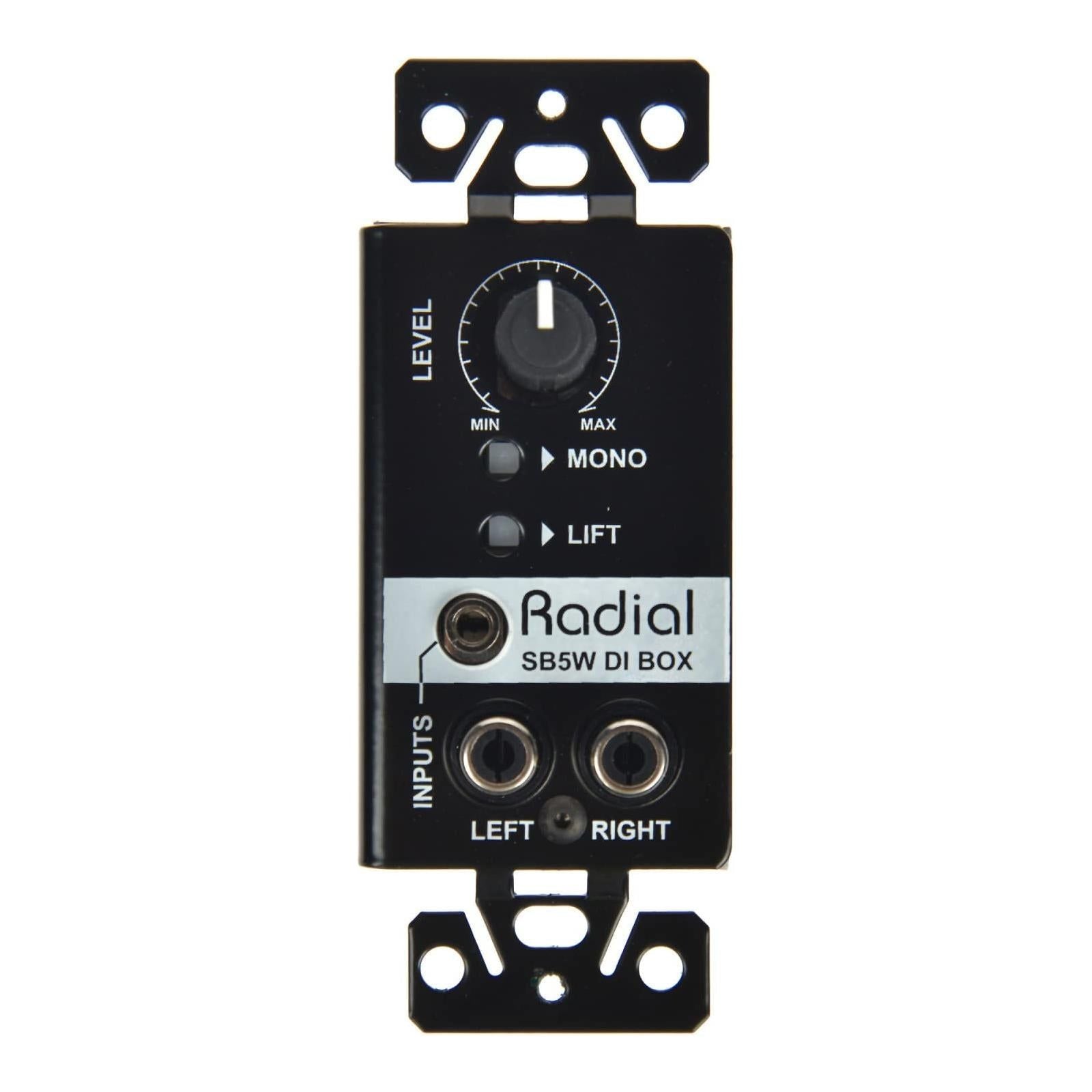 Radial SB-5W WallDI StageBug  Wall-mounted stereo direct box