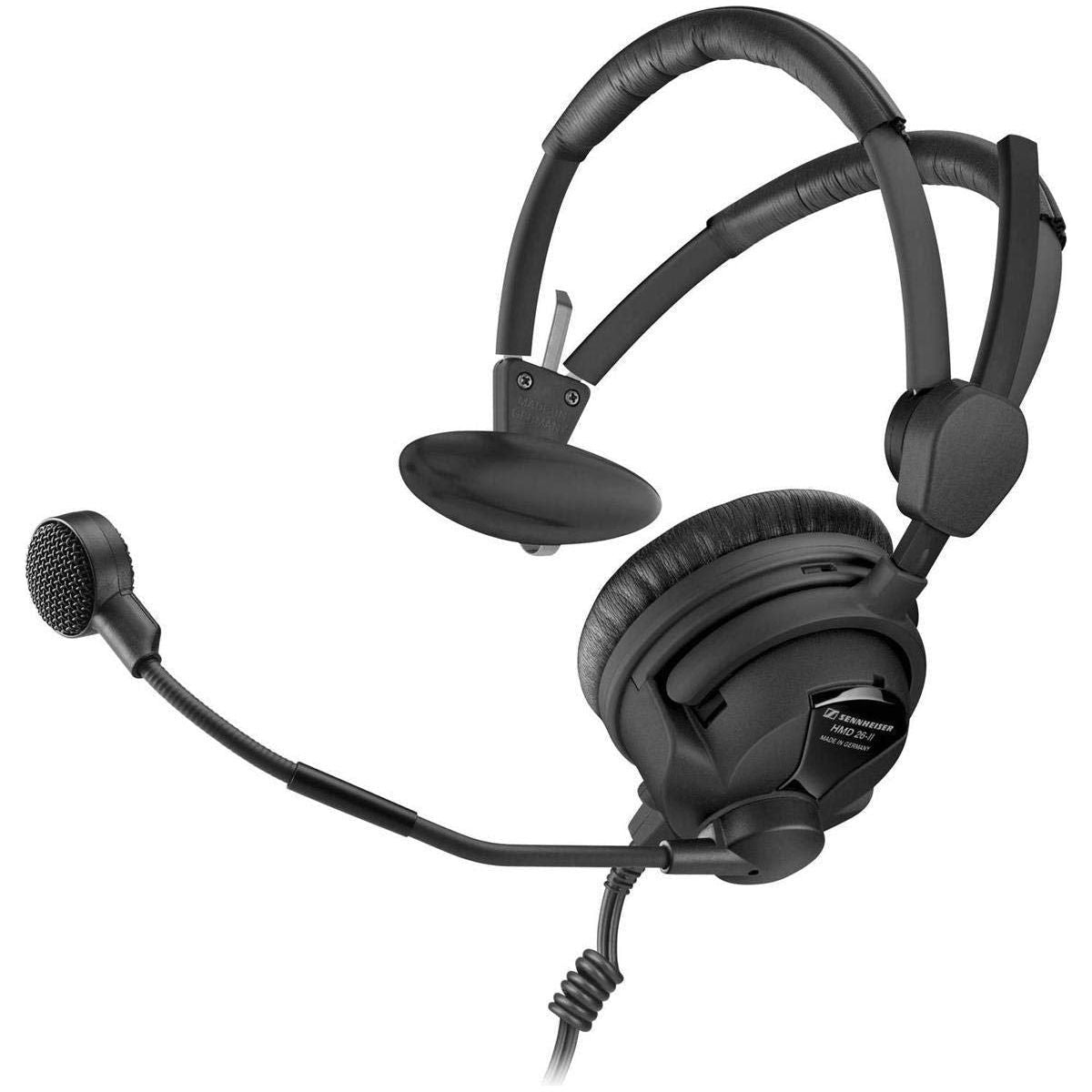 Sennheiser HMD26-II-600-X3K1 Broadcast Headset, 600 Ohm Impedance, ActiveGard, Dynamic Microphone