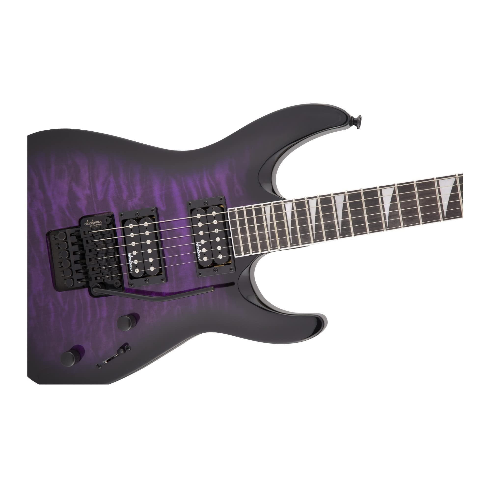 Jackson Dinky Arch Top JS32Q DKA - Transparent Purple Burst