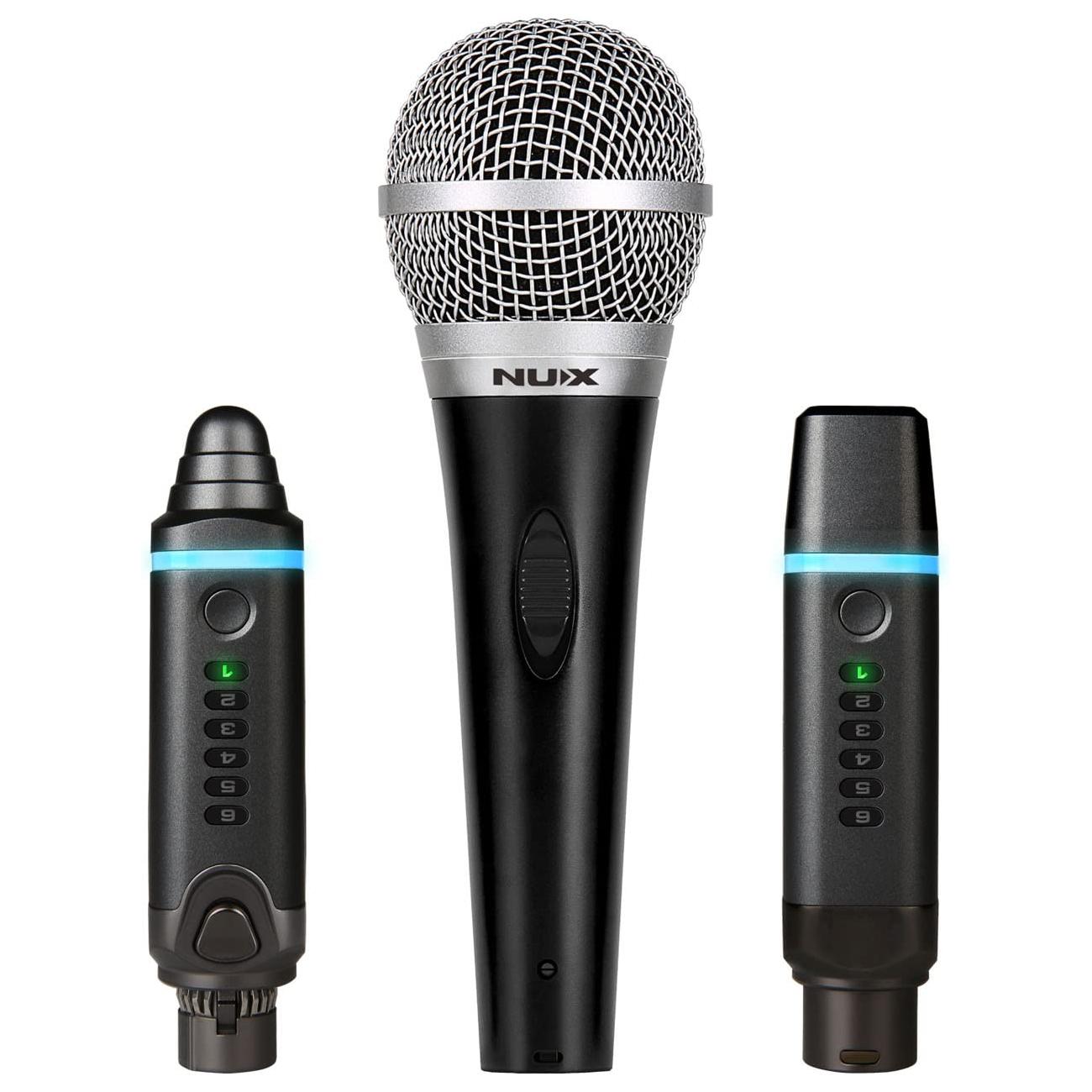 NUX B-3 Plus with Microphone Wireless Microphone System for XLR Dynamic Microphone