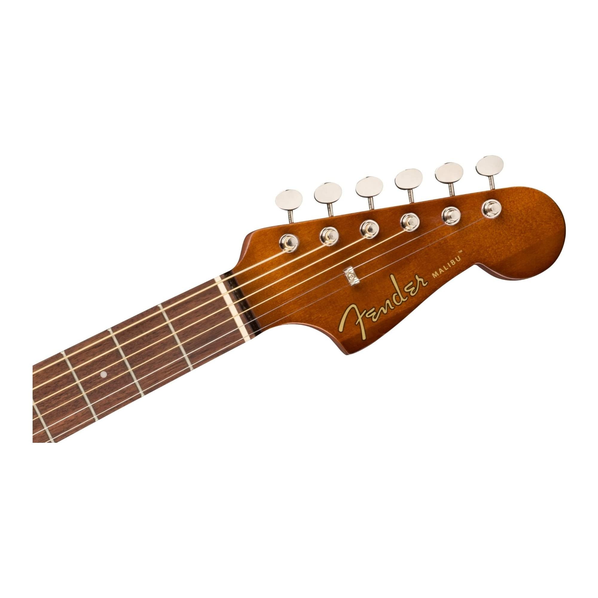 Fender Malibu Player Acoustic Guitar, with 2-Year Warranty, Natural, Walnut Fingerboard