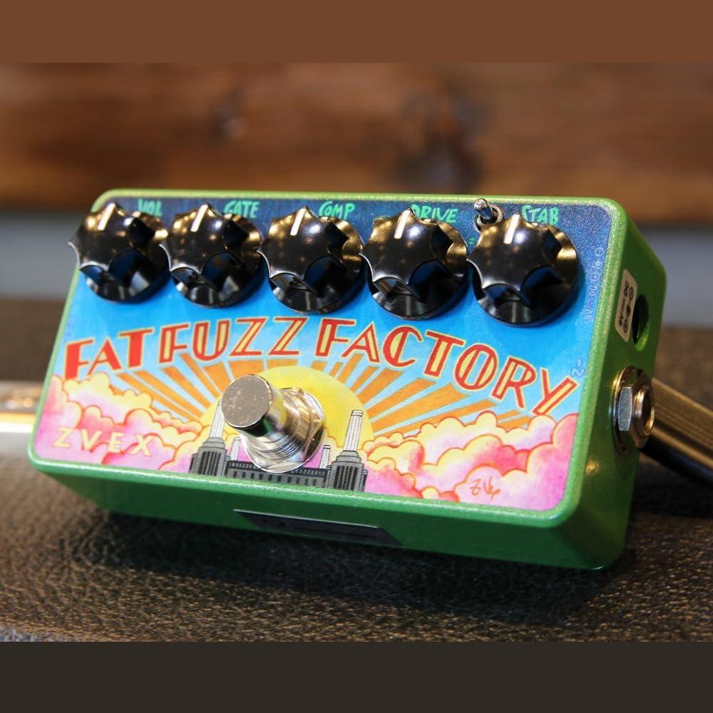 ZVEX Fat Fuzz Factory Vexter VFFF Effect Pedal Bundle w/ 2X Right Angle 6" Patch Cable & Liquid Audio Polishing Cloth