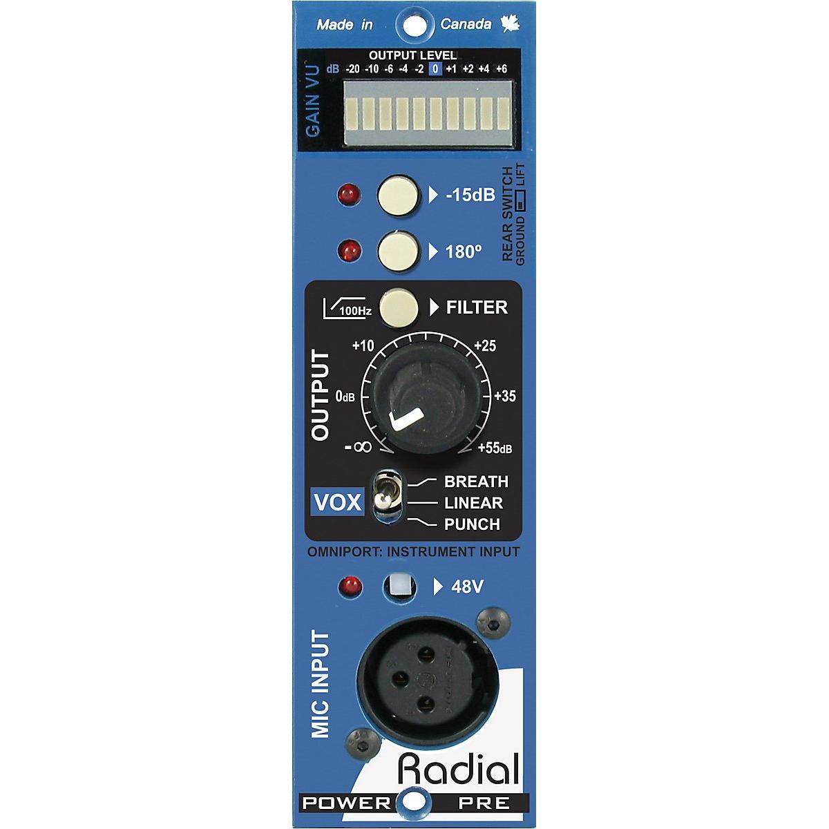 Radial PowerPre 500 Series Microphone Preamp