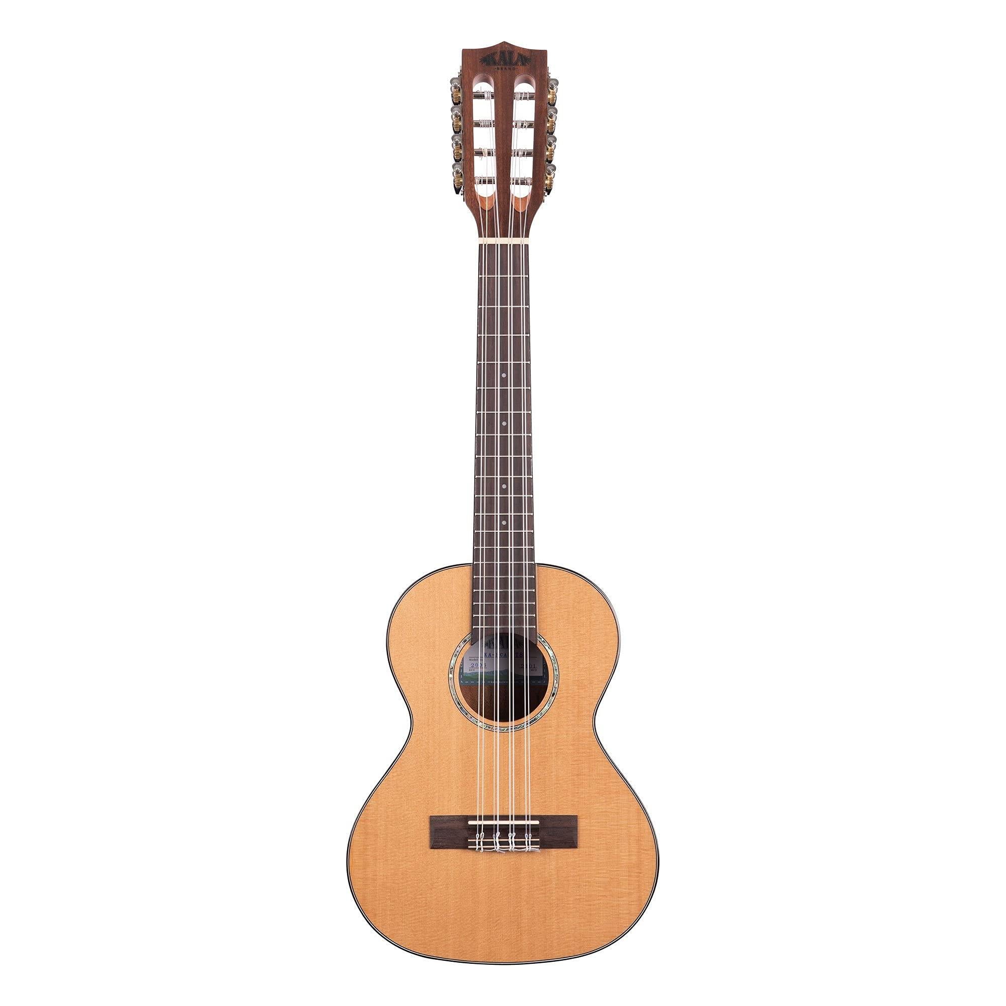 Kala Brand Music Co. Gloss Solid Cedar Top Acacia, 8-String Ukulele, Natural, Tenor (KA-SCAC-T8)