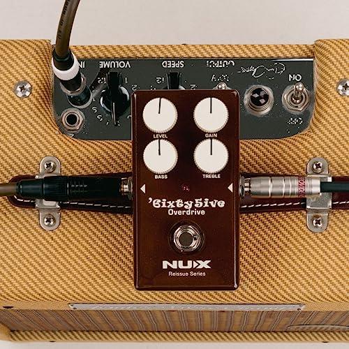 NUX 6ixty5ive Overdrive Effect Pedal, True-bypass Hardware Switching