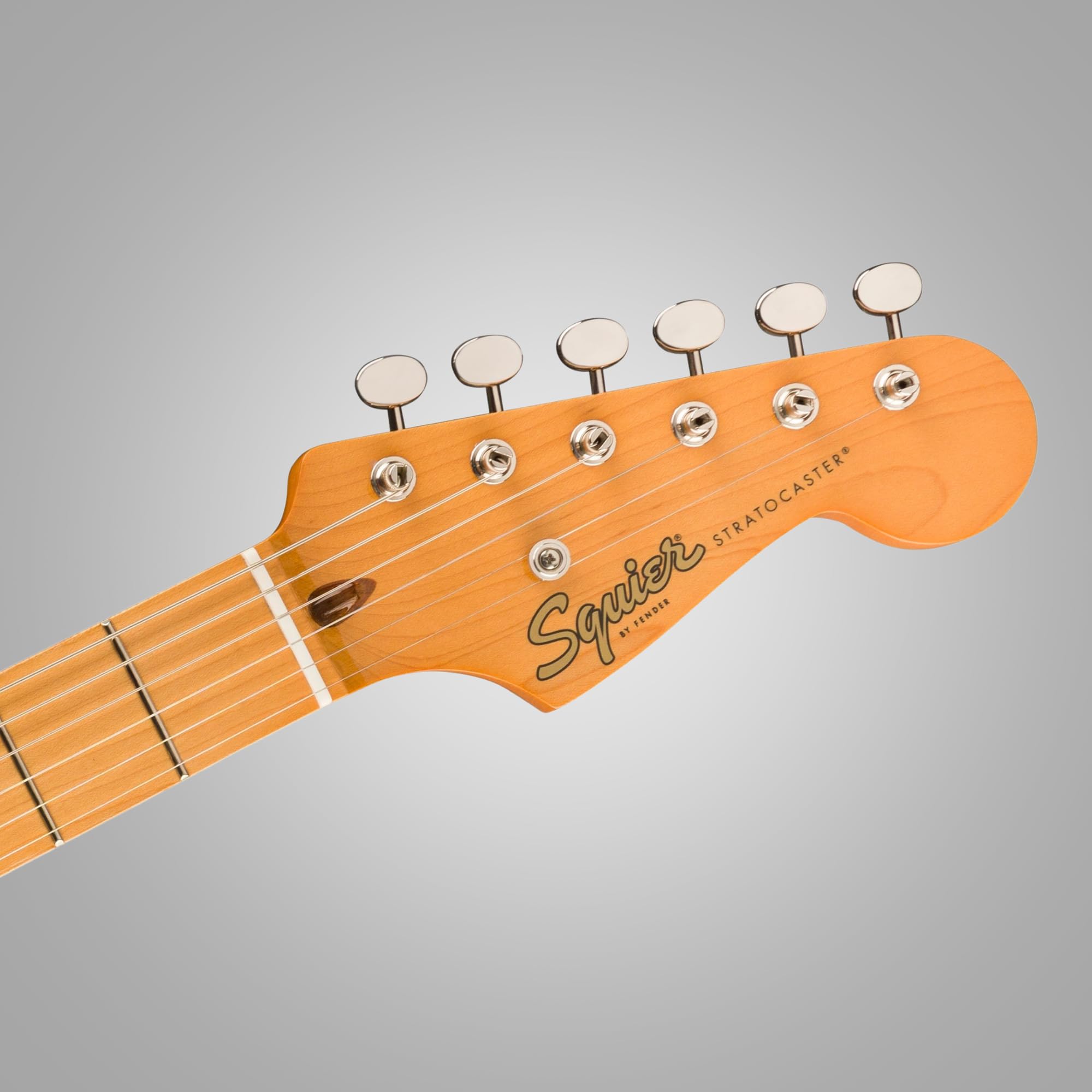 Squier Classic Vibe '50s Stratocaster, Maple Fingerboard, White Blonde - 0374005501 Bundle w/ 12-Pack Guitar Pick and Liquid Audio Polishing Cloth