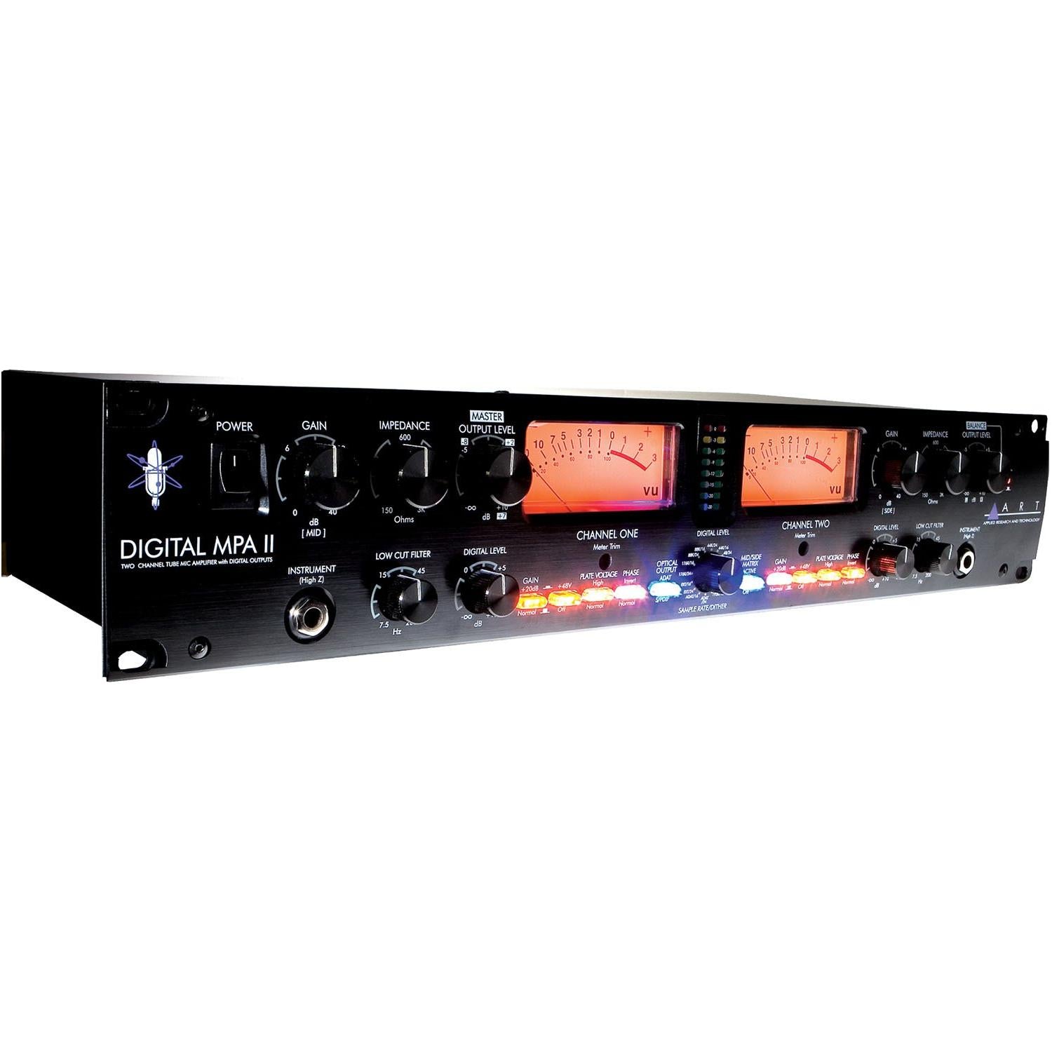 ART Digital MPA-II 2-Channel Tube Microphone Preamp with A/D Conversion