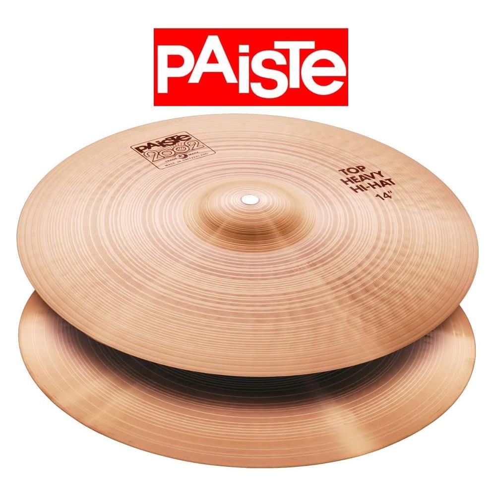 Paiste 2002 Classic Cymbal Heavy Pair Hi-Hat 14-inch