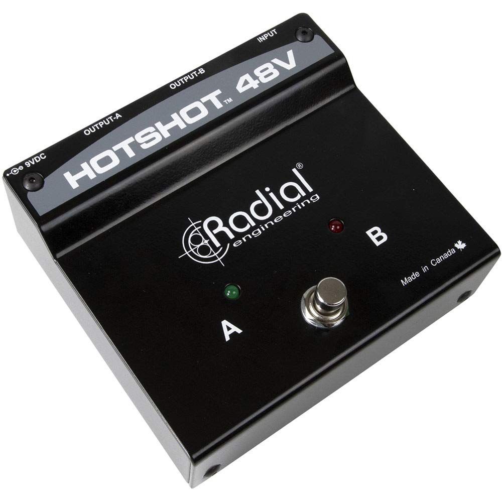 Radial HotShot 48V Condenser Microphone Switcher