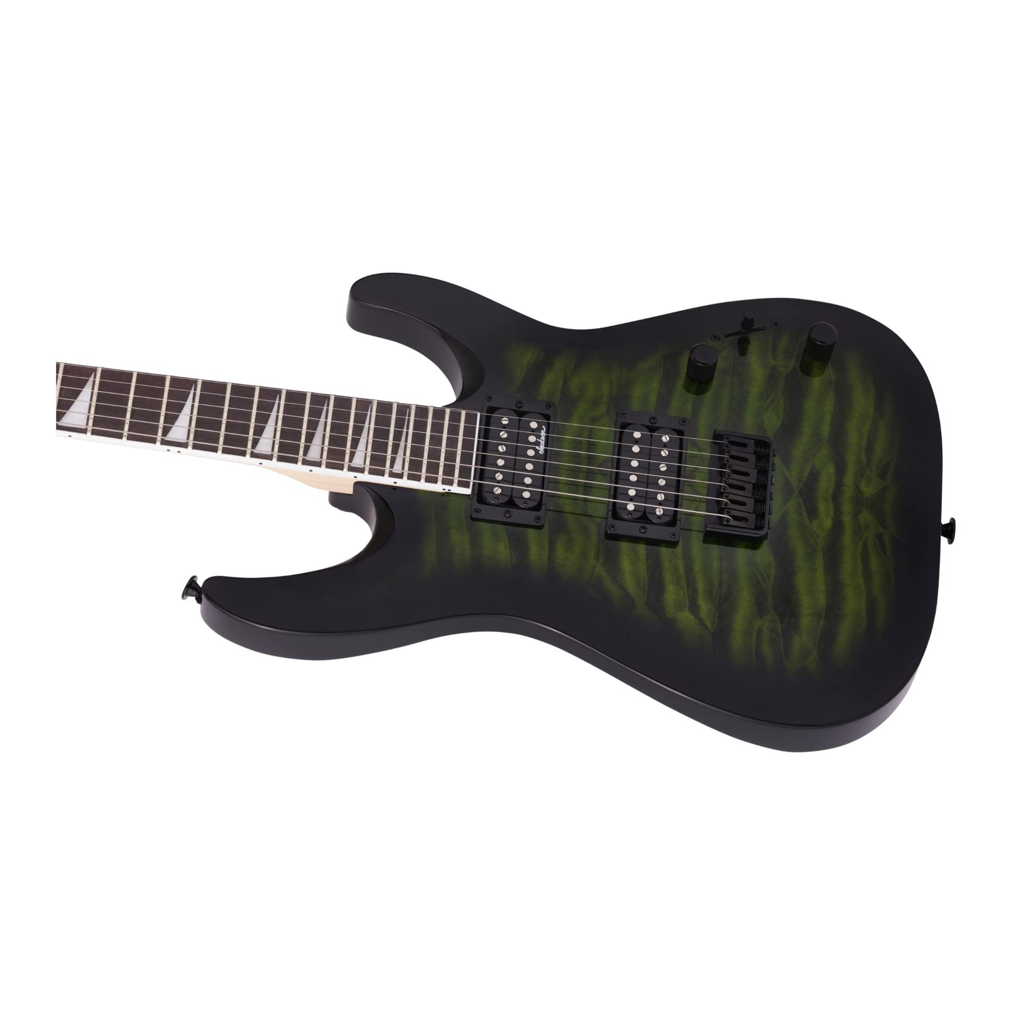 Jackson JS Series Dinky Arch Top JS32Q DKA HT Electric Guitar - Transparent Green Burst