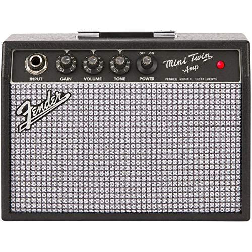 Fender Mini 65 Twin-Amp Electric Guitar Amplifier, Black, with 2-Year Warranty