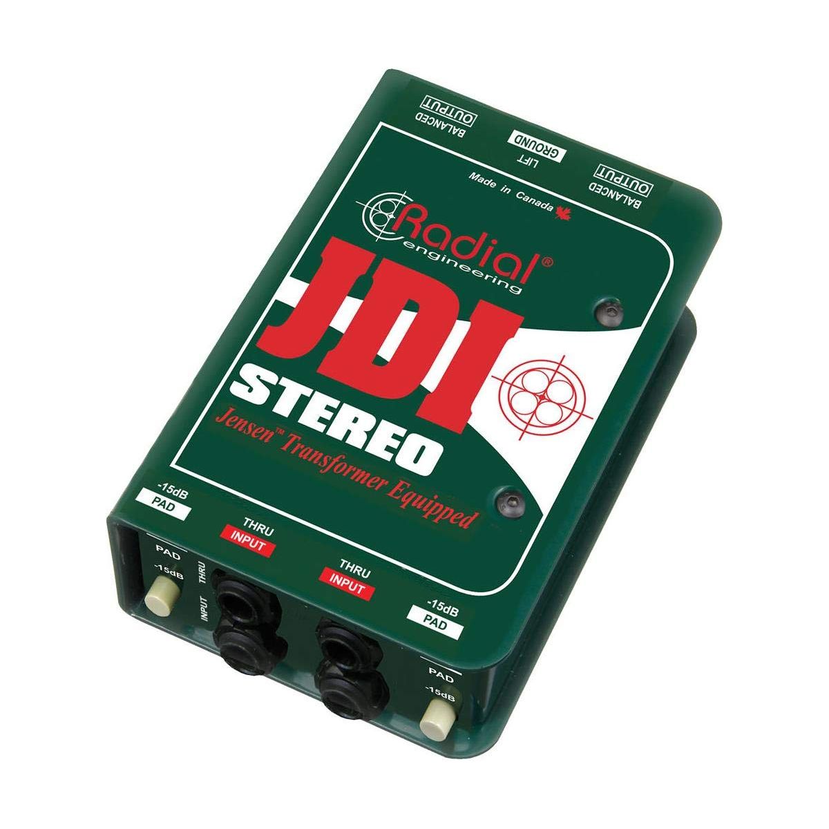 Radial JDI Stereo Passive DI Direct Box