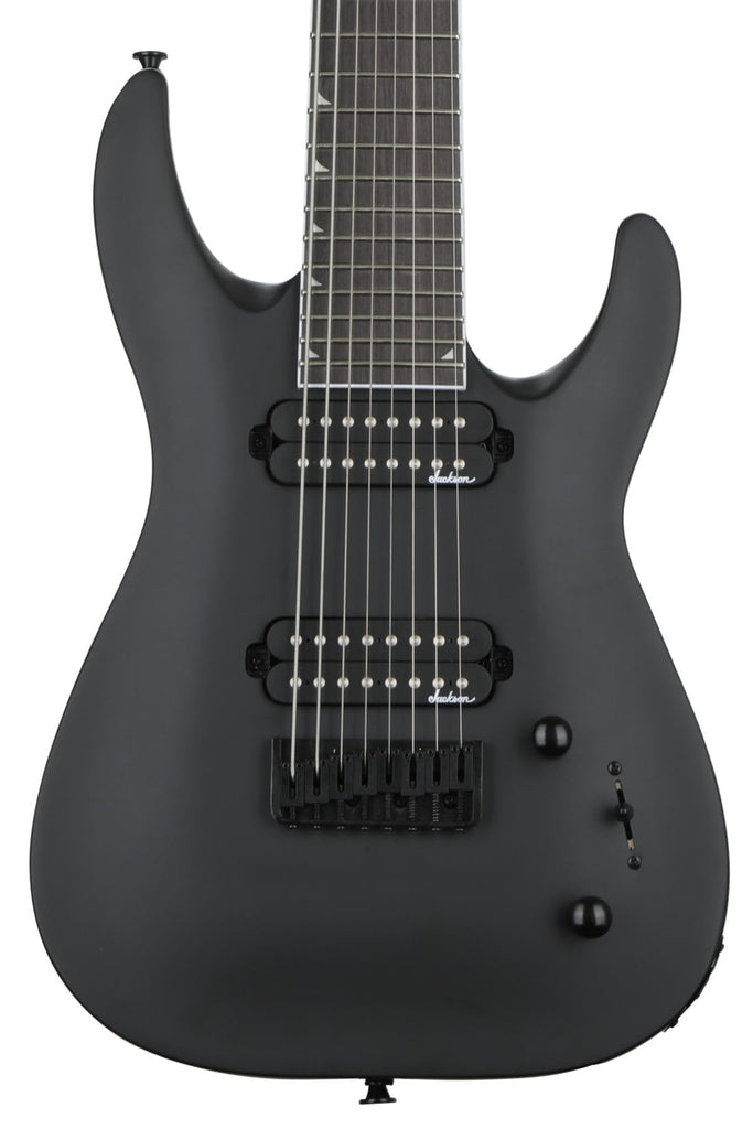 Jackson JS Series Dinky JS32-8 - Satin Black with Amaranth Fingerboard