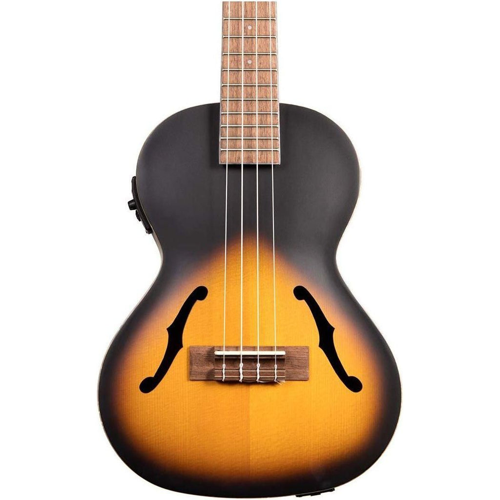 Kala KA-JTE/2TS Archtop Tenor Ukulele, Tobacco Burst