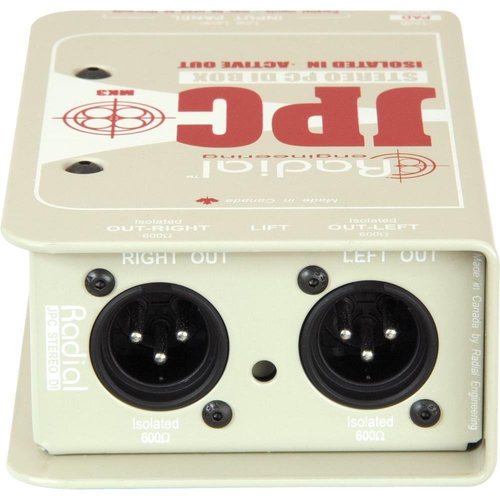 Radial Engineering JPC Active Hybrid DI Computer Direct Box Stereo Interface