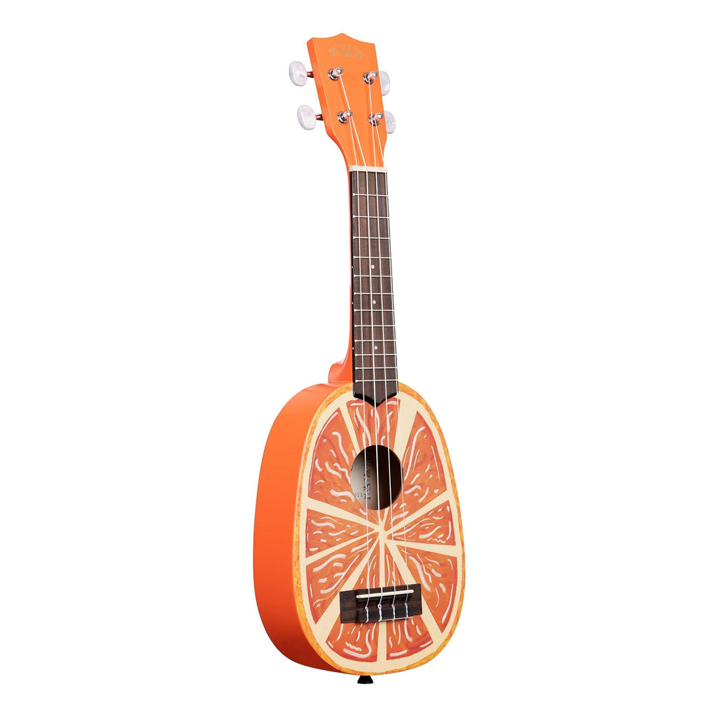 Kala, 4-String Ukulele, Orange, Soprano (KA-NV-ORNG)