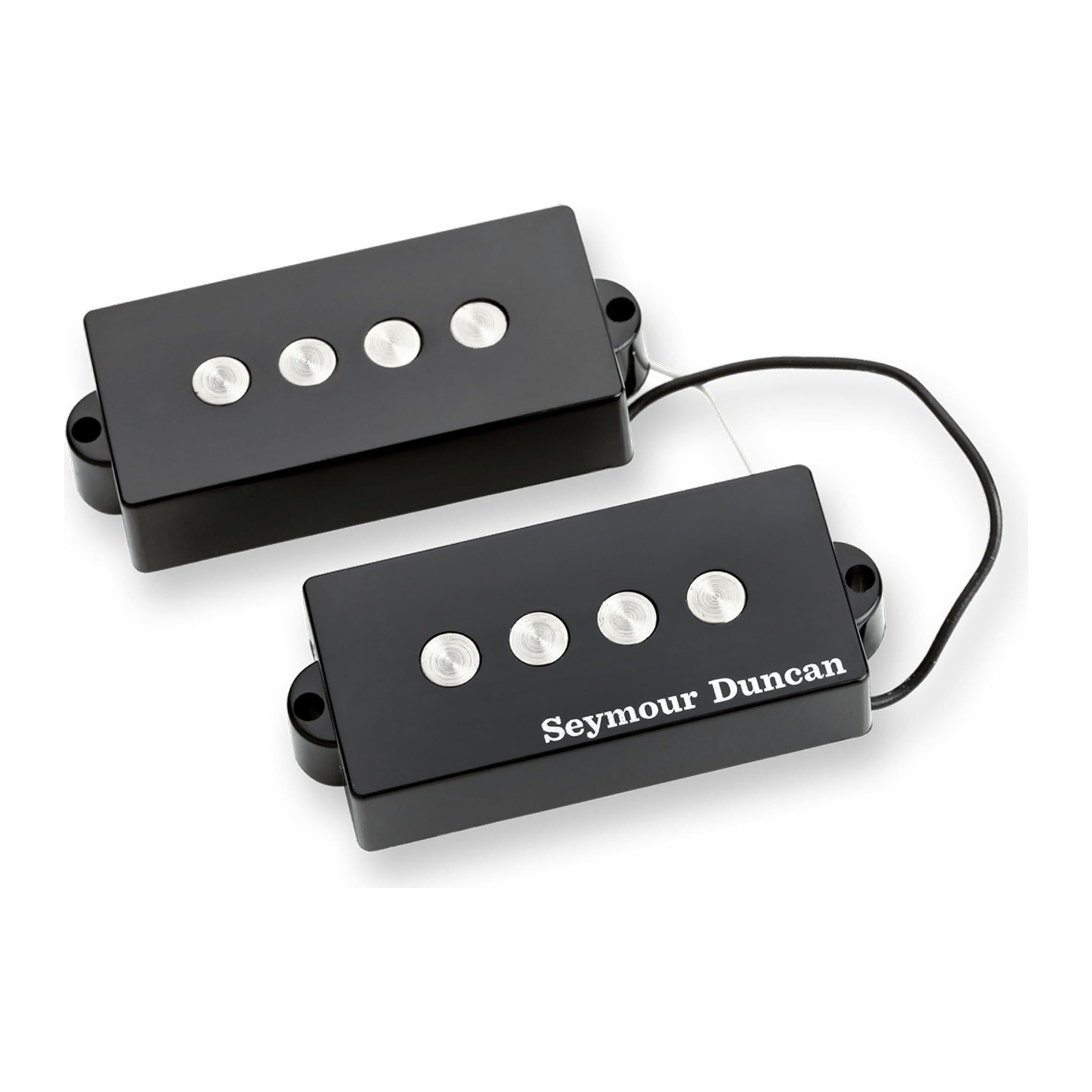 Seymour Duncan Quarter Pound P-Bass 4 String Pickup Bundle w/ 12x Feder Guitar Picks, and Liquid Audio Polishing Cloth