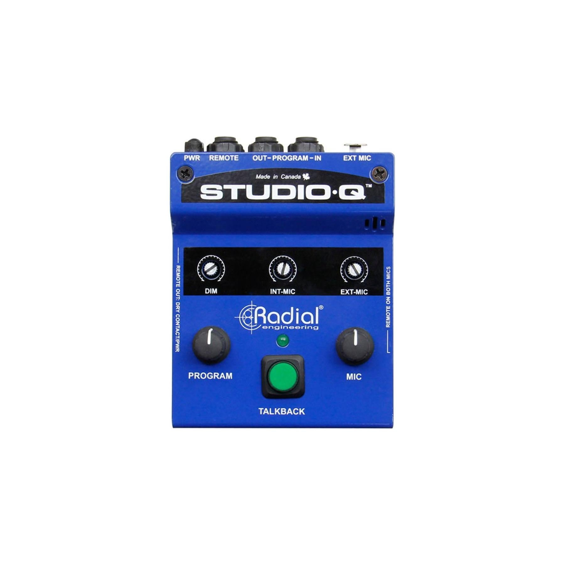 Radial Engineering Studio-Q Talkback Interface with Built-In Mic