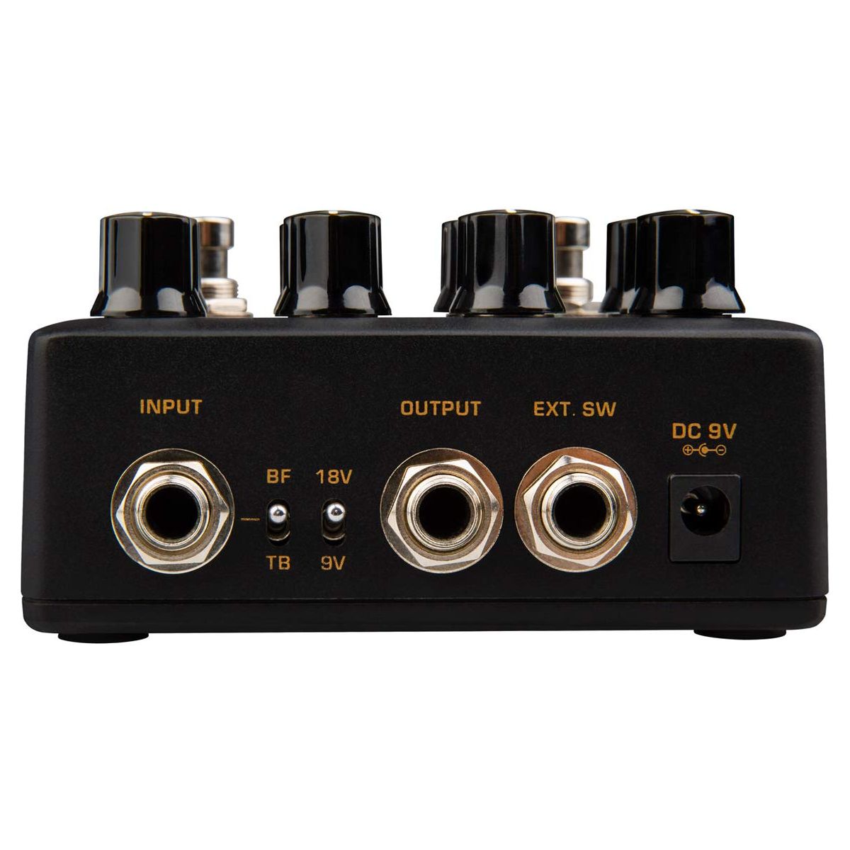 NUX Fireman Distortion Effect Pedal Dual Channel Brown Sound