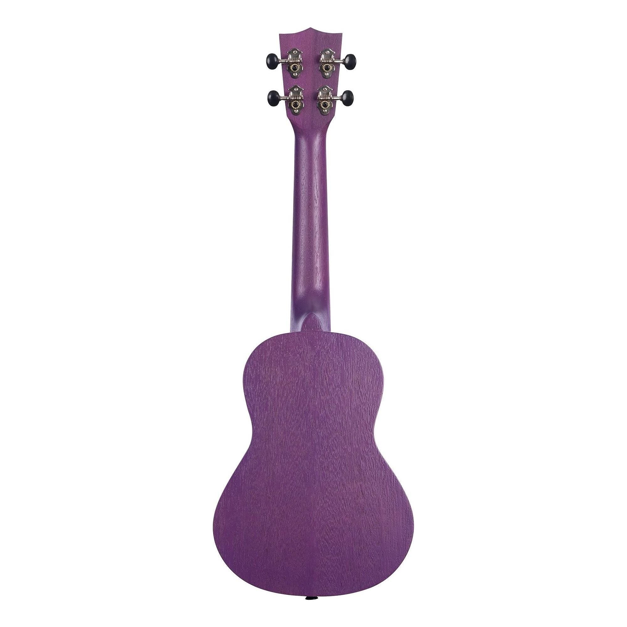 Kala Brand Music Co. Watercolor Meranti Collection, 4-String Ukulele, Right, Purple, Concert (KA-MRT-PUR-C)