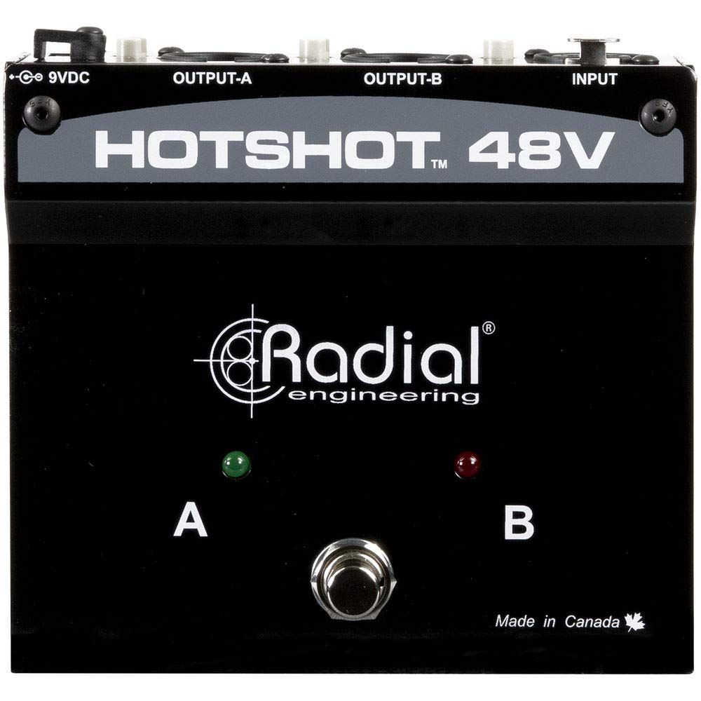 Radial HotShot 48V Condenser Microphone Switcher