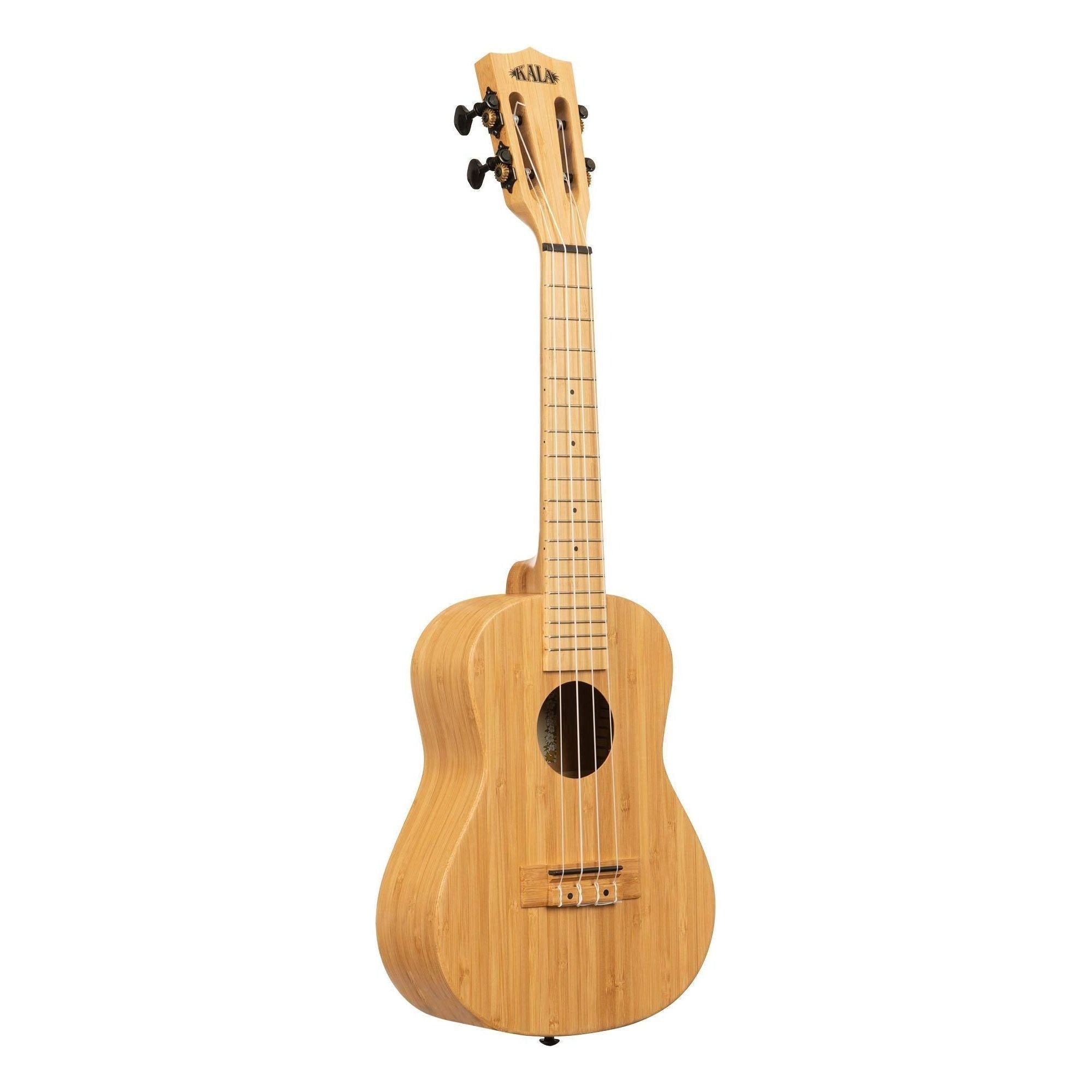 Kala Brand Music Co. Bamboo Collection, 4-String Ukulele, Right, Natural, Concert (KA-BMB-C)